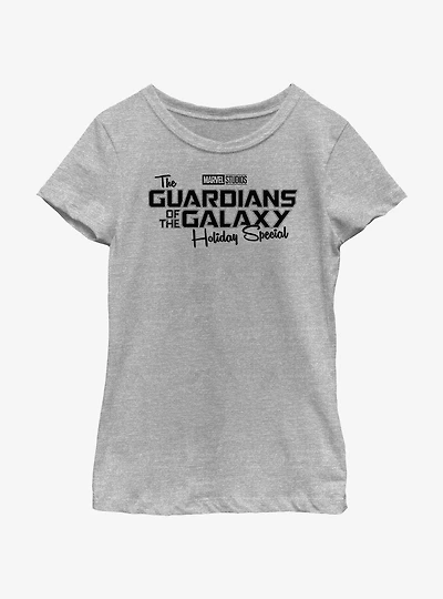 Marvel Guardians of the Galaxy Holiday Special Logo Youth Girls T-Shirt