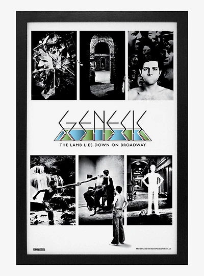 Genesis Lamb Lies Down On Broadway Framed Wood Wall Art