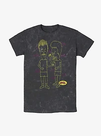 Beavis and Butt-Head Angry Boys Mineral Wash T-Shirt