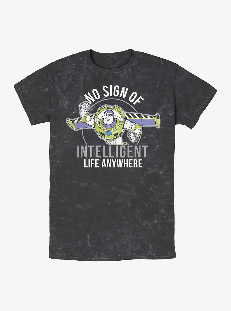 Disney Pixar Toy Story Buzz No Sign Of Life Mineral Wash T-Shirt
