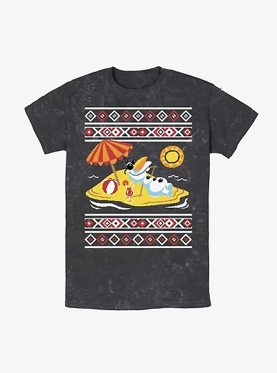 Disney Frozen Olaf Summer Sweater Mineral Wash T-Shirt