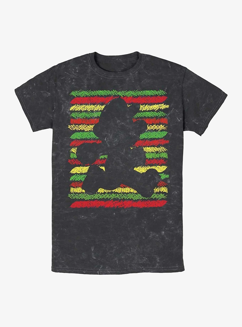 Nintendo Mario Overlay Mineral Wash T-Shirt