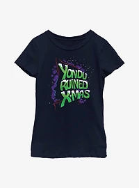 Marvel Guardians of the Galaxy Holiday Special Yondu Ruined Christmas Youth Girls T-Shirt