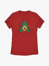 Marvel Guardians of the Galaxy Holiday Special Christmas Tree Badge Womens T-Shirt
