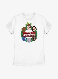 Marvel Guardians of the Galaxy Holiday Special Seasons Grootings Womens T-Shirt