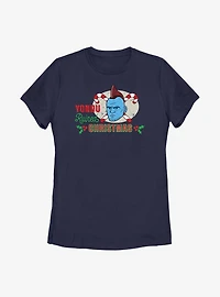 Marvel Guardians of the Galaxy Holiday Special Yondu Ruined Christmas Womens T-Shirt