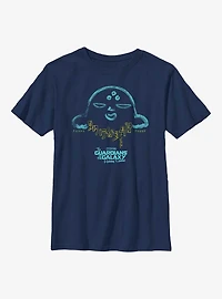 Marvel Guardians of the Galaxy Holiday Special Alien Text Youth T-Shirt