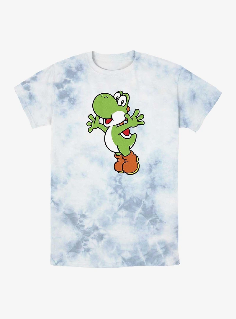 Nintendo Super Mario Bros. Yoshi Jump Tie-Dye T-Shirt