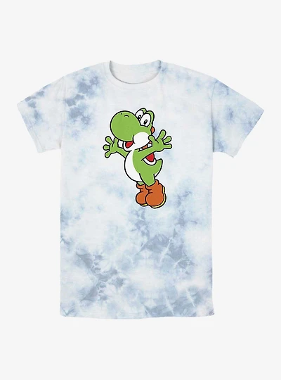 Nintendo Super Mario Bros. Yoshi Jump Tie-Dye T-Shirt