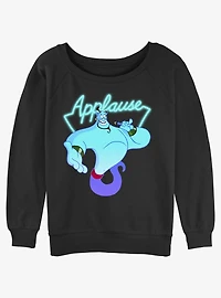 Disney Aladdin Genie Applause Girls Slouchy Sweatshirt
