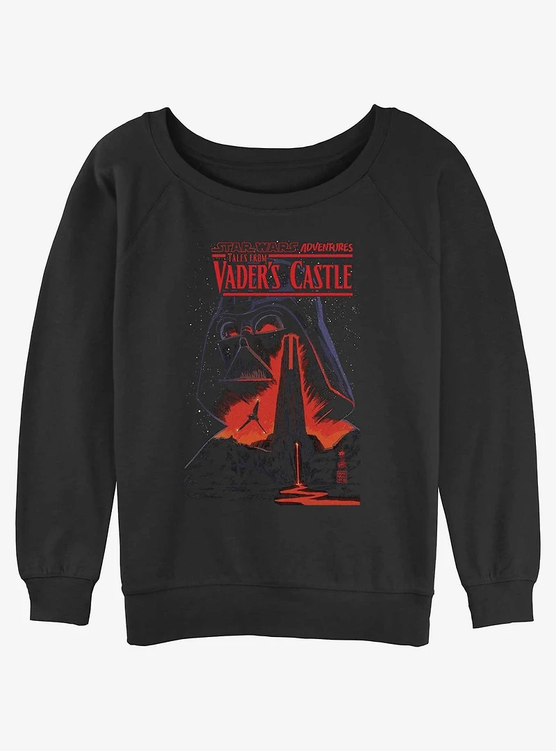 Star Wars Lava Castle Girls Slouchy Sweatshirt