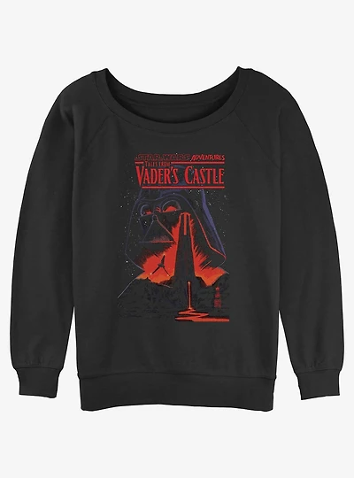 Star Wars Lava Castle Girls Slouchy Sweatshirt