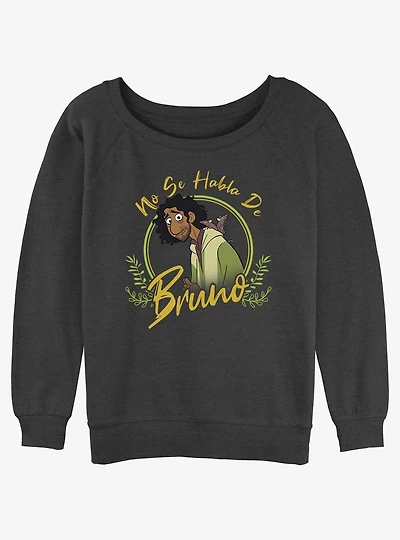 Disney Encanto No Se Habla De Bruno Girls Slouchy Sweatshirt