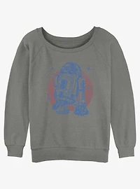 Star Wars R2-D2 Girls Slouchy Sweatshirt