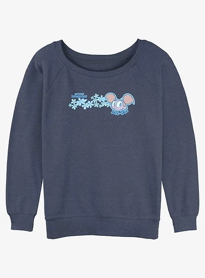 Cartoon Network Dexter's Laboratory Dee Florals Girls Slouchy Sweatshirt