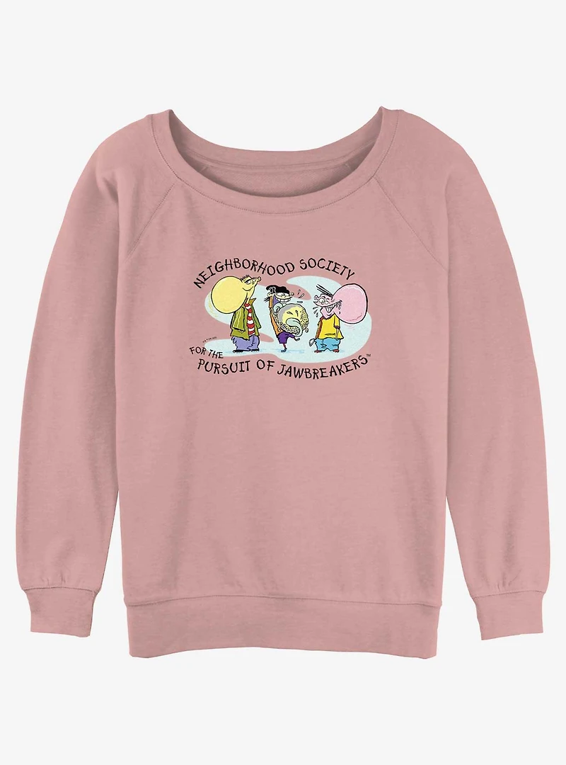 Cartoon Network Ed, Edd n Eddy Jawbreakers Girls Slouchy Sweatshirt