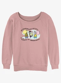 Cartoon Network Ed, Edd n Eddy Jawbreakers Girls Slouchy Sweatshirt