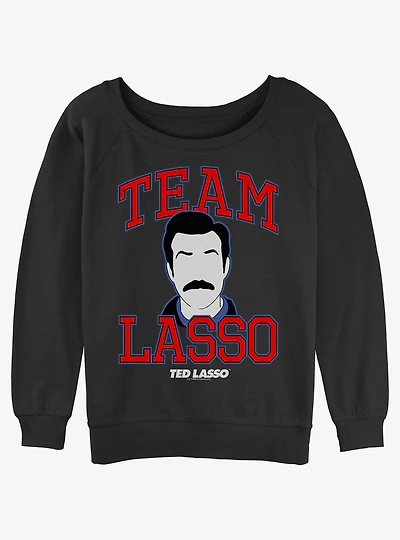 Ted Lasso All Star Team Girls Slouchy Sweatshirt