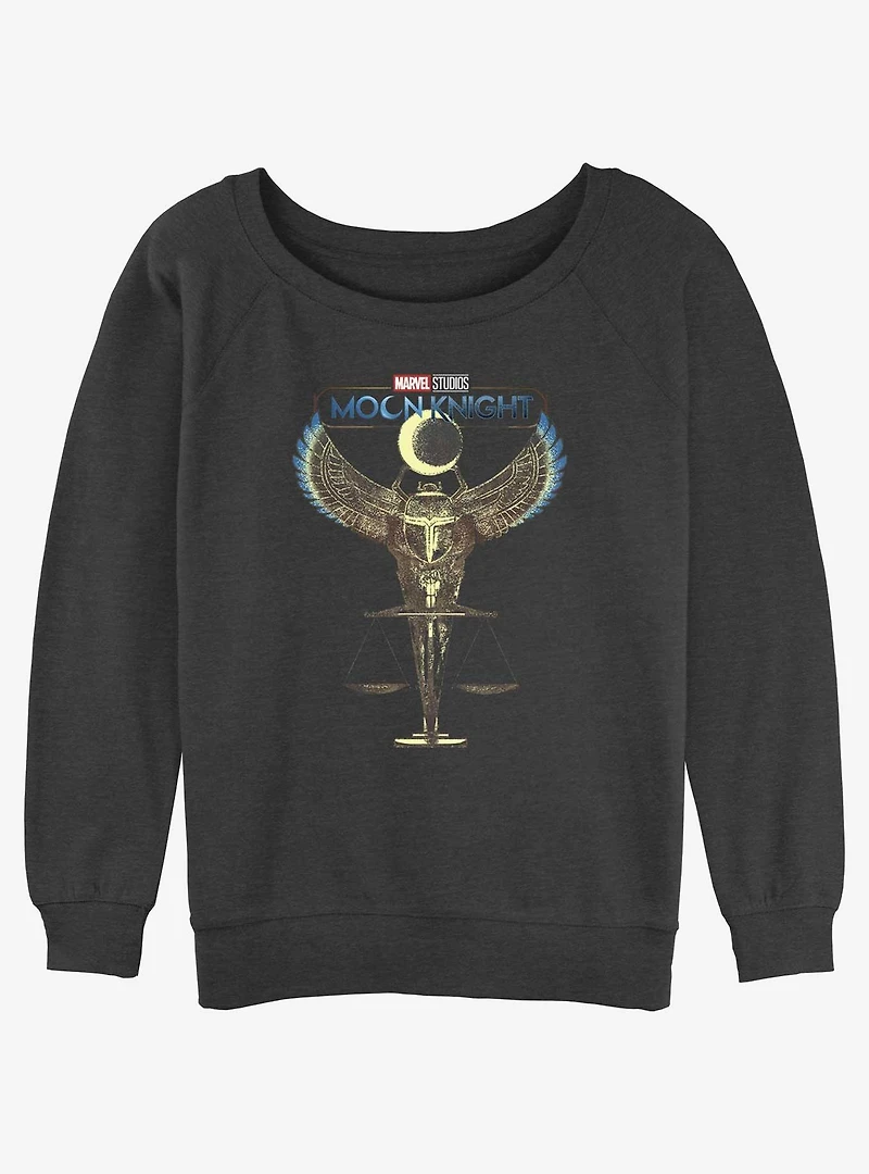 Marvel Moon Knight Khonshu Relic Girls Slouchy Sweatshirt