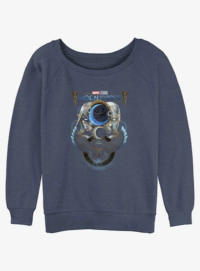 Marvel Moon Knight Passive Protector Girls Slouchy Sweatshirt