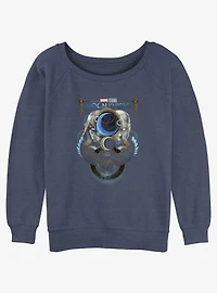 Marvel Moon Knight Passive Protector Girls Slouchy Sweatshirt
