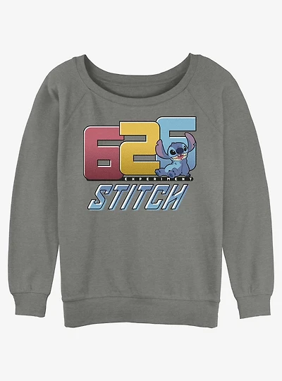 Disney Lilo & Stitch Experiment 626 Girls Slouchy Sweatshirt