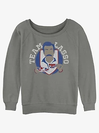 Ted Lasso Tea Time Girls Slouchy Sweatshirt