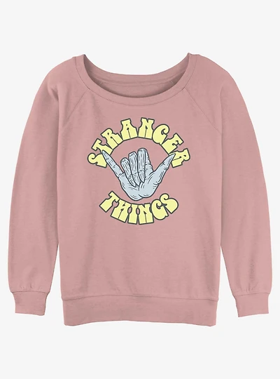 Stranger Things Rad Girls Slouchy Sweatshirt