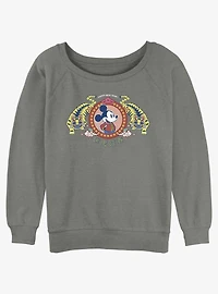 Disney Mickey Mouse Tiger King Girls Slouchy Sweatshirt