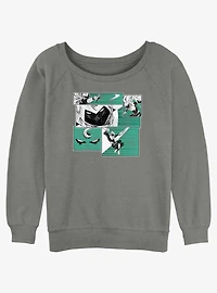 Marvel Moon Knight Action Sequence Girls Slouchy Sweatshirt