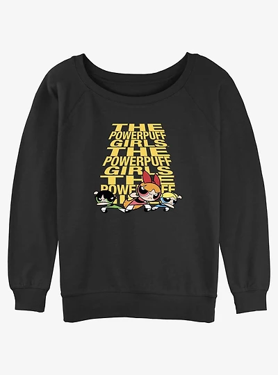 Cartoon Network The Powerpuff Girls Tough Puff Slouchy Sweatshirt