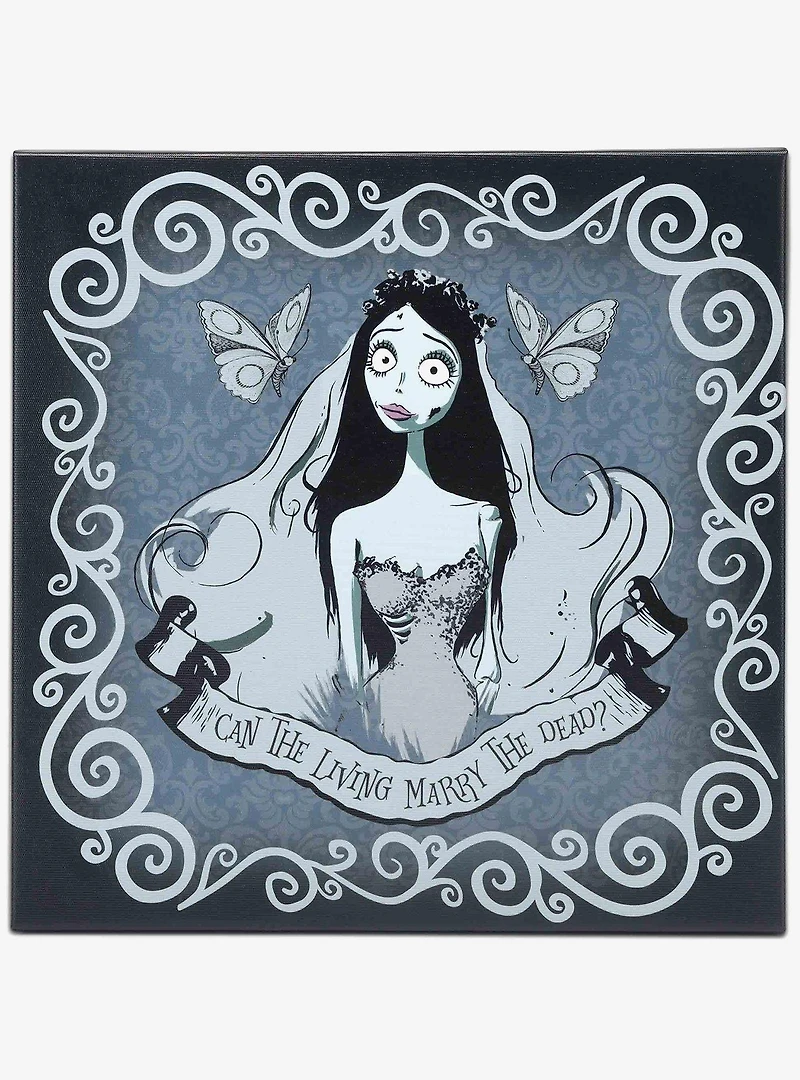 Corpse Bride "Can the Living Marry the Dead?" Canvas Wall Decor