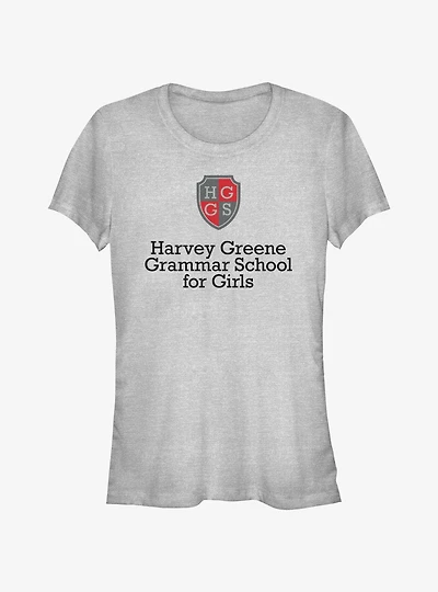 Heartstopper Harvey Greene Grammar School Logo Girls T-Shirt