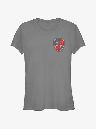 Heartstopper Harvey Greene Grammar School Pocket Crest Girls T-Shirt