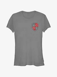 Heartstopper Harvey Greene Grammar School Pocket Crest Girls T-Shirt