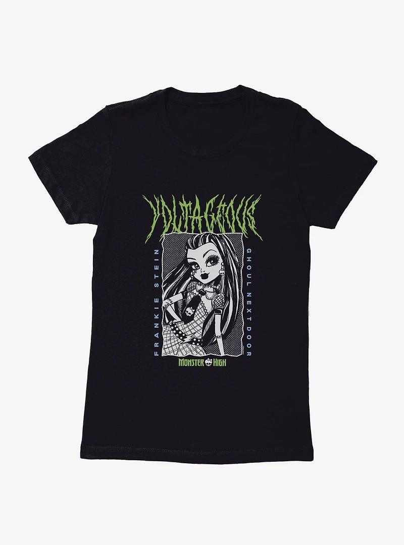 Monster High Voltageous Frankie Stein Womens T-shirt