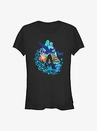 Avatar: The Way of Water Scenic Flyby Girls T-Shirt
