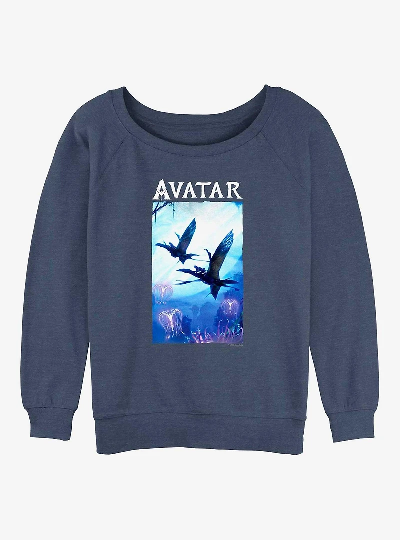 Avatar: The Way of Water Air Time Poster Girls Slouchy Sweatshirt