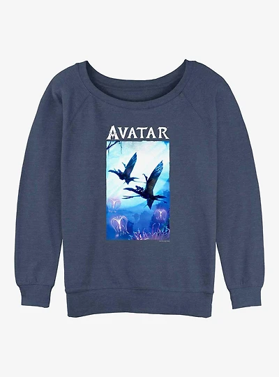 Avatar: The Way of Water Air Time Poster Girls Slouchy Sweatshirt
