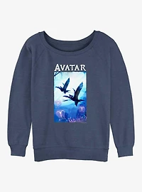 Avatar: The Way of Water Air Time Poster Girls Slouchy Sweatshirt