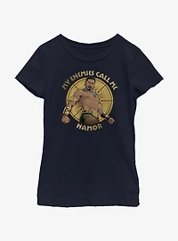 Marvel Black Panther: Wakanda Forever Call Me Namor Youth Girls T-Shirt