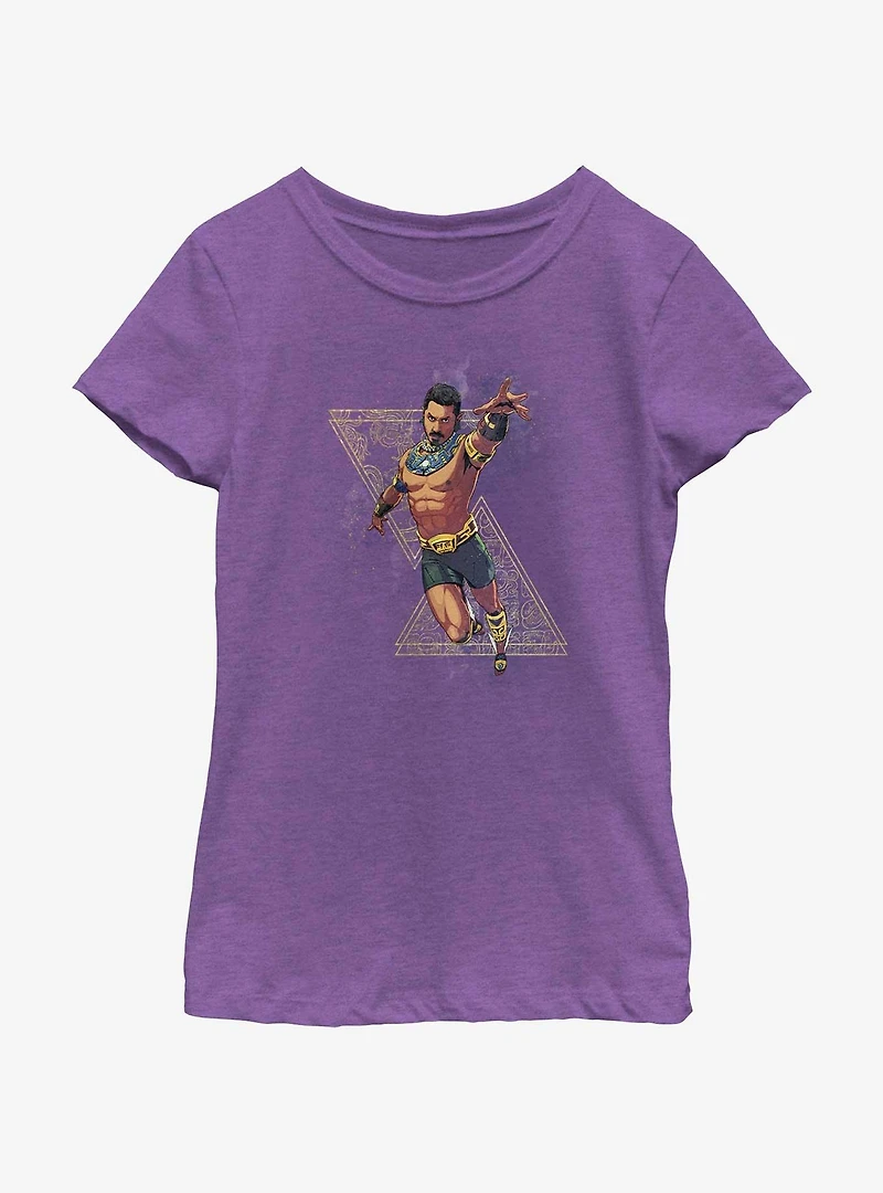 Marvel Black Panther: Wakanda Forever Namor Symbol Youth Girls T-Shirt