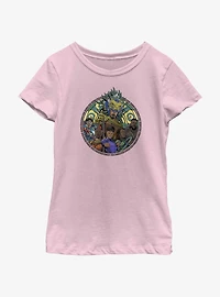 Marvel Black Panther: Wakanda Forever Hero Circle Youth Girls T-Shirt