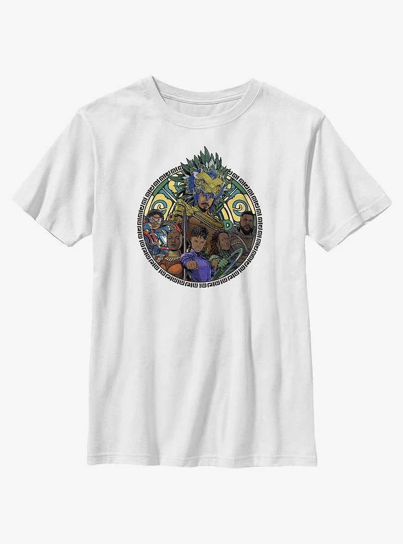 Marvel Black Panther: Wakanda Forever Hero Circle Youth T-Shirt