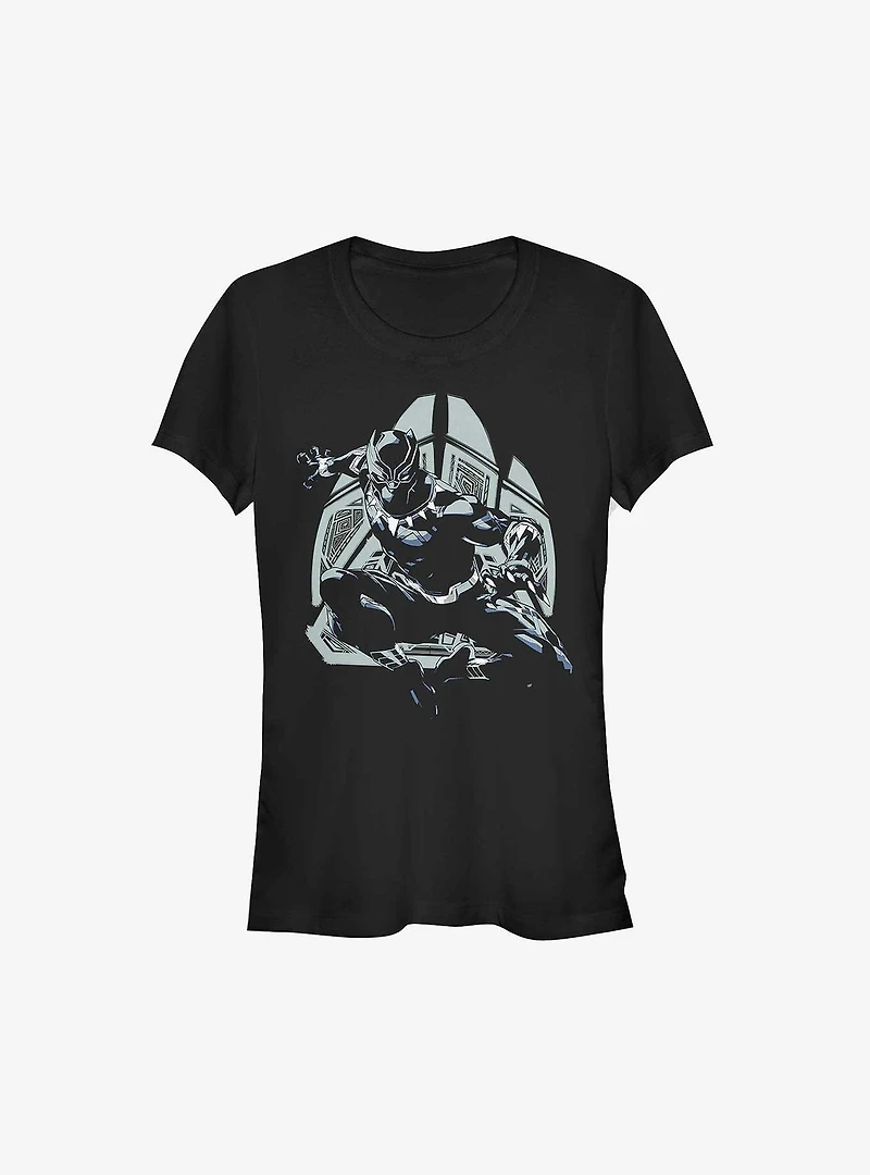 Marvel Black Panther Pawprint Girls T-Shirt