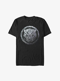 Marvel Black Panther Scratched Stone Sigil T-Shirt