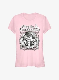 Disney Alice Wonderland Absolem Caterpillar Girls T-Shirt