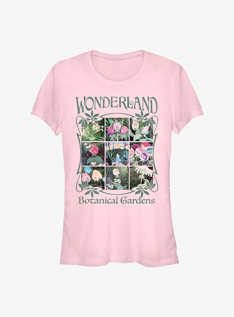 Disney Alice Wonderland Botanical Gardens Girls T-Shirt