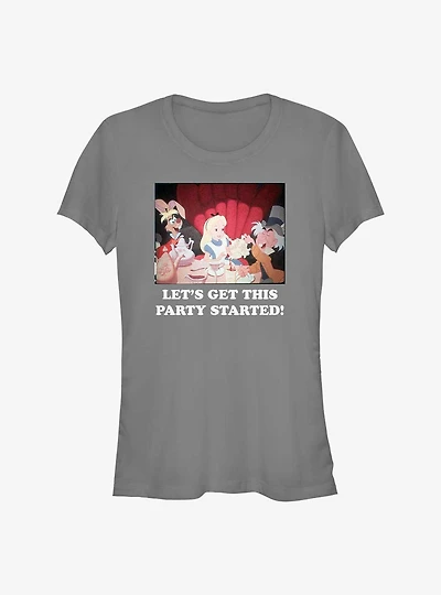 Disney Alice Wonderland Get This Party Started Girls T-Shirt