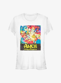 Disney Alice Wonderland Vintage Tea Party Girls T-Shirt